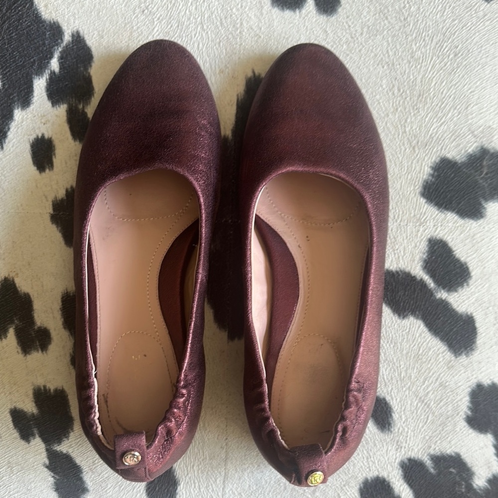 Taryn Rose Brown Flats Minimalist Suede Loafers